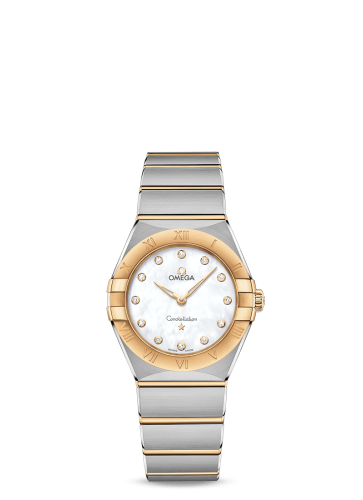 Omega Constellation Manhattan 28 Quartz Stainless Steel / Yellow Gold / MOP